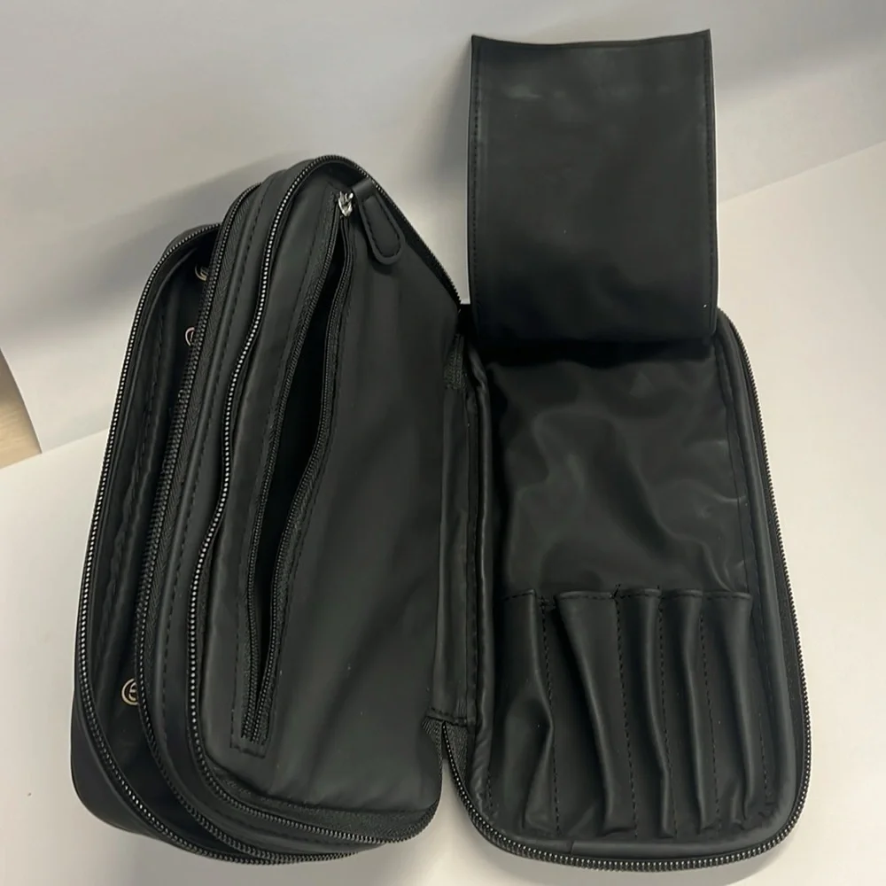 Christian Dior Large Double Zip Compartment Make Up Clutch Bag